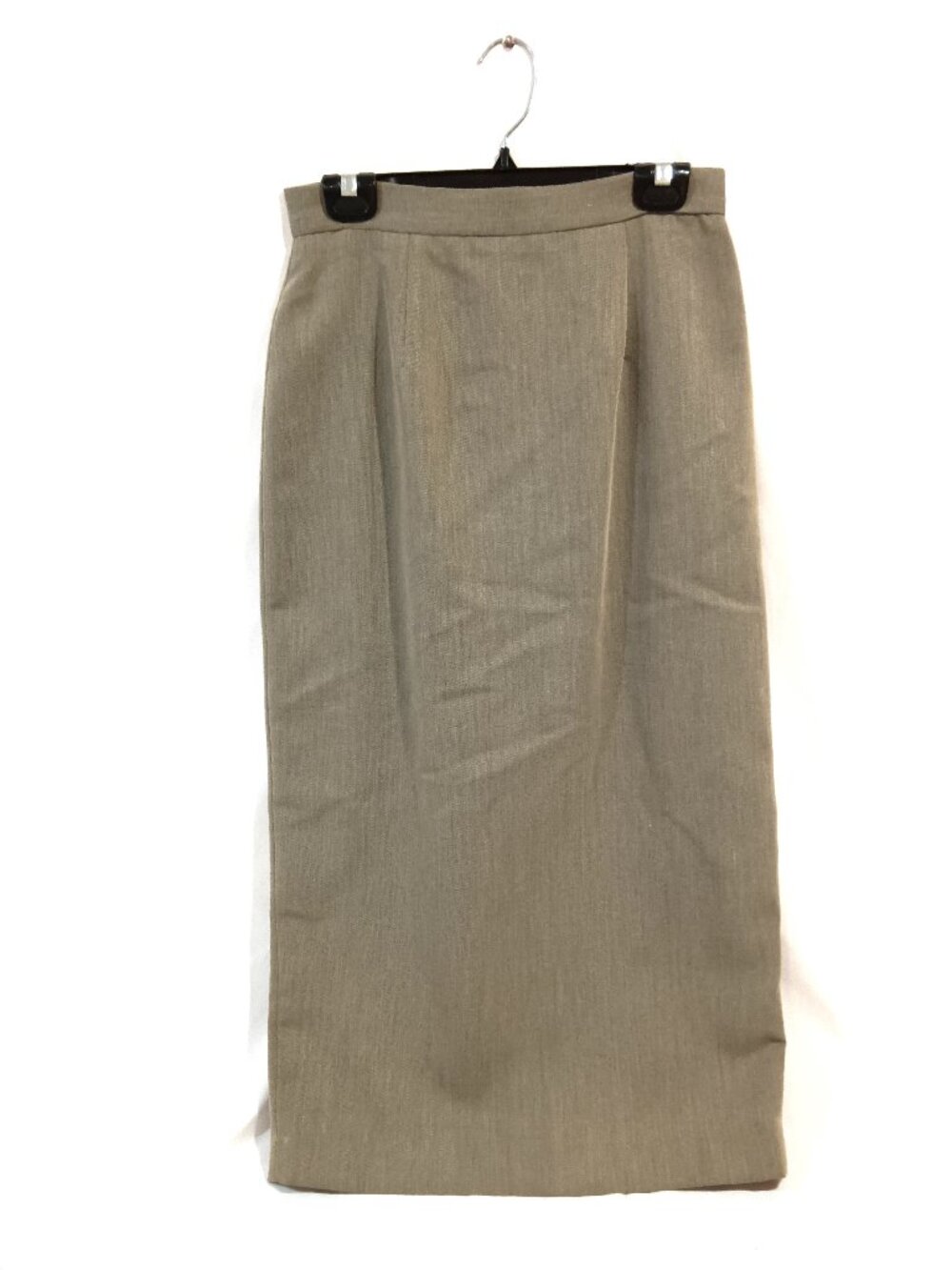 La Felesta Skirt Size 8 Fits M Vintage Women Straight Long Gray Color NWT